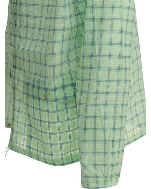 Beams Plus Geruite Jas in het Green voor heren