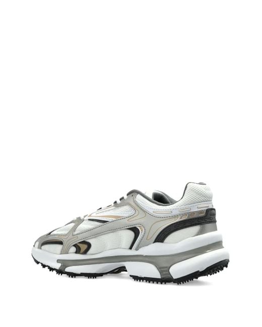Lacoste White L003 2K24 Lace-Up Sneakers for men