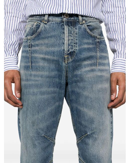 Eleventy Halbhohe Jeans in Blue für Herren