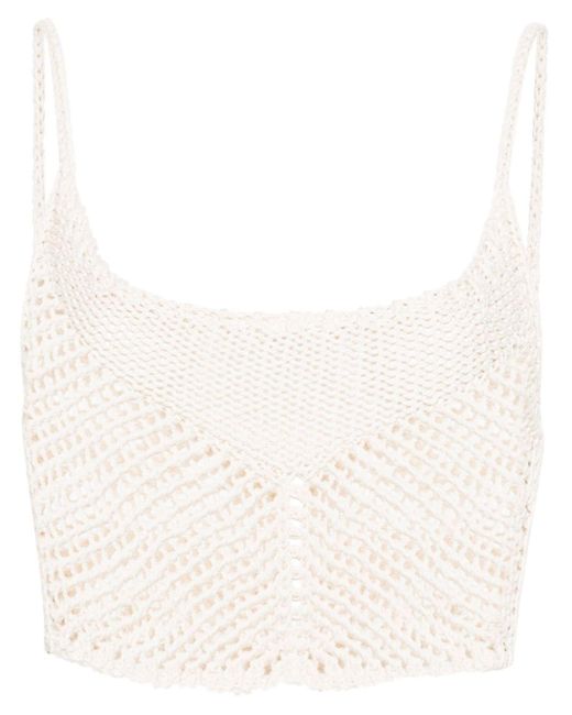 Forte Forte Cropped Top in het Natural