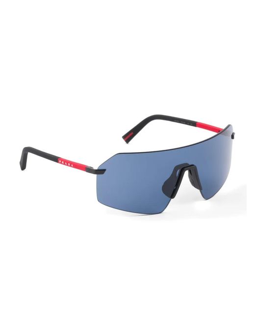 Prada Blue Linea Rossa Sunglasses for men