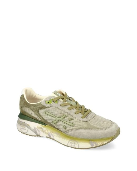 Premiata Green Sneakers for men