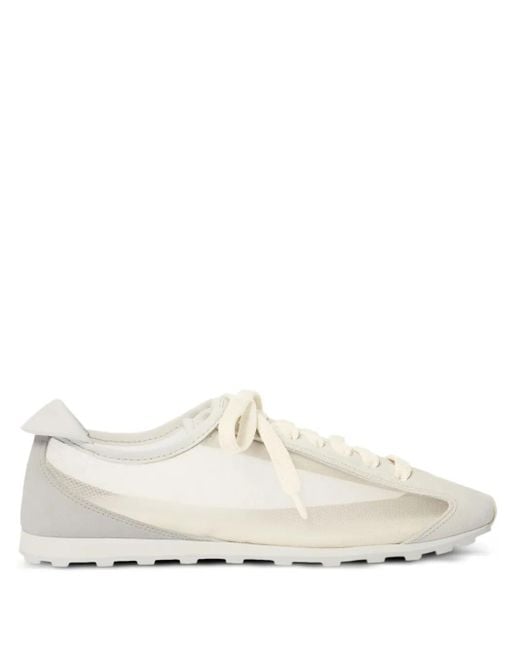 Jacquemus White The Tennis Mesh-Panelled Sneakers