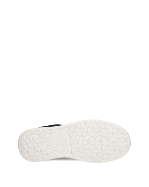 Guess Black Suede Lace-Up Sneakers for men