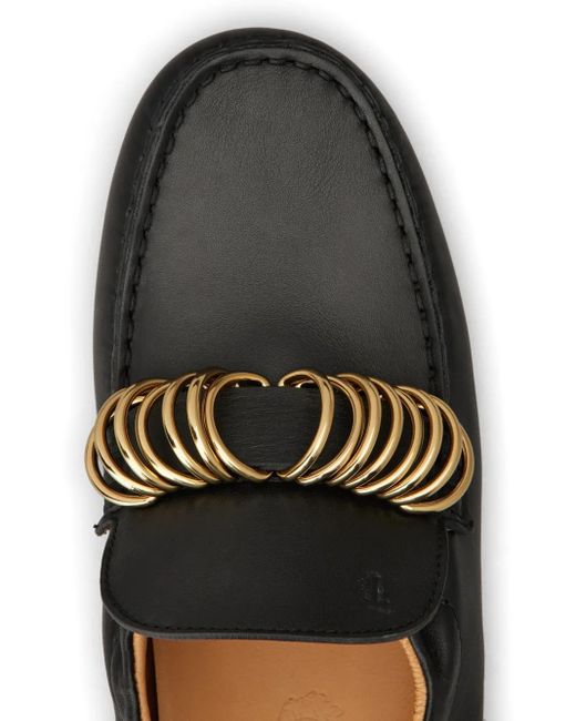 Tod's Black Flat Shoes