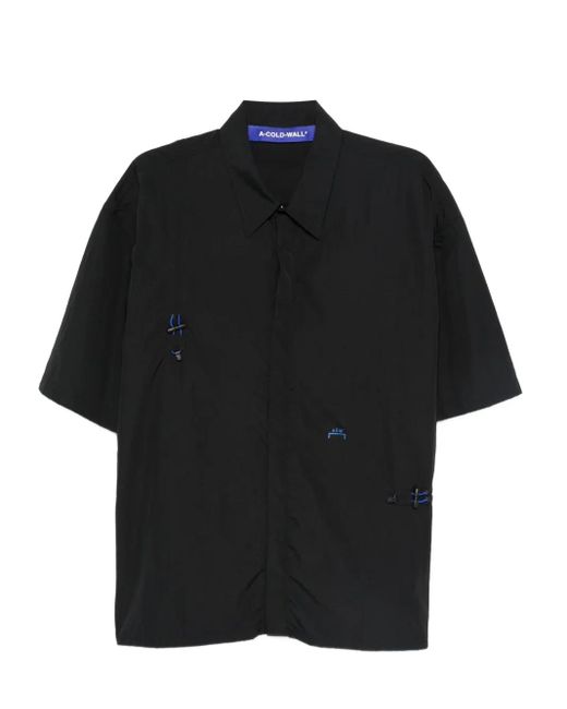 Camisa de manga corta A_COLD_WALL* de hombre de color Black