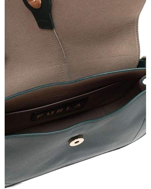 Furla Buckle-Fastening Top-Handle Bag in het Green
