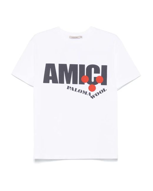 Paloma Wool Amici B Tシャツ White