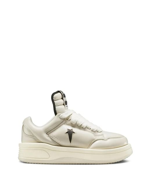 Converse White X Rick Owens Drkshdw Turbowpn Low Sneakers for men