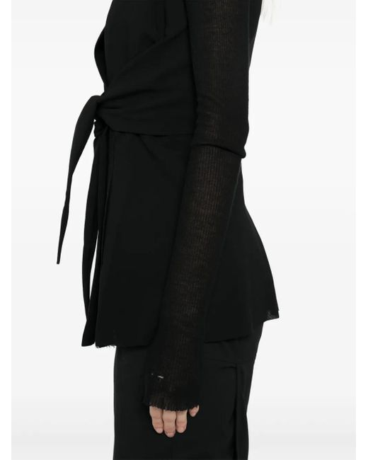 Rick Owens Black Strutter Waistcoat