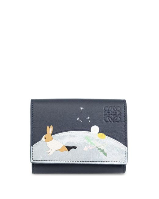Loewe Blue Bunny Wallet