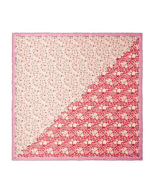 Prada シルクスカーフ Pink
