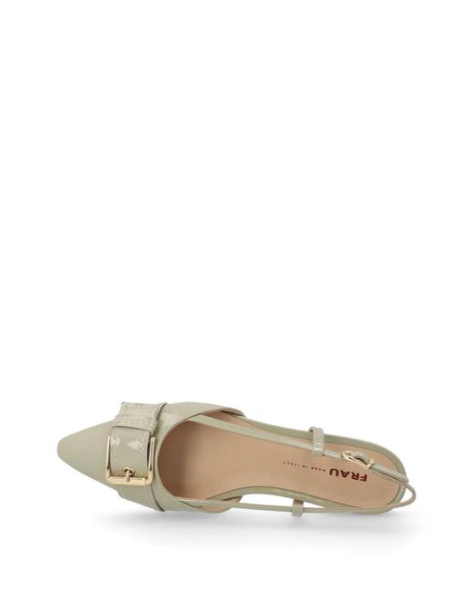 Frau Metallic Buckle-Detail Pumps