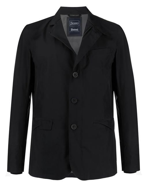 Herno Black Technical Blazer for men