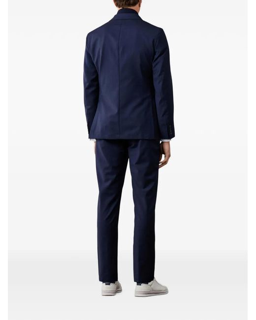 Hackett Blue Single-Breasted Blazer for men