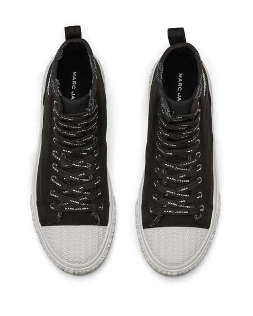 Marc Jacobs Black Ankle-High Sports Shoes