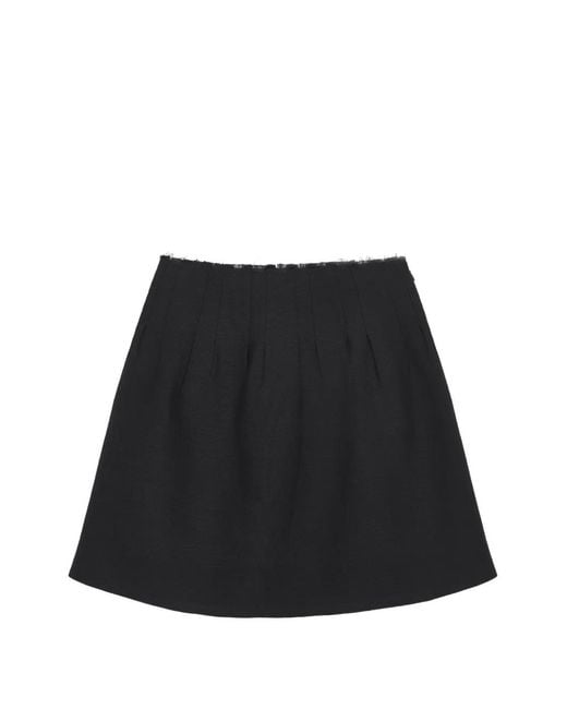 SHUSHU/TONG ブラック ミニスカート ShuShu/Tong レディース ブラック プリーツ スカートの通販はau PAY