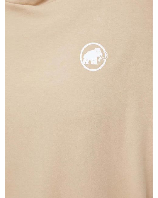 Sudadera Con Capucha Y Detalle De Logo Mammut de color Natural