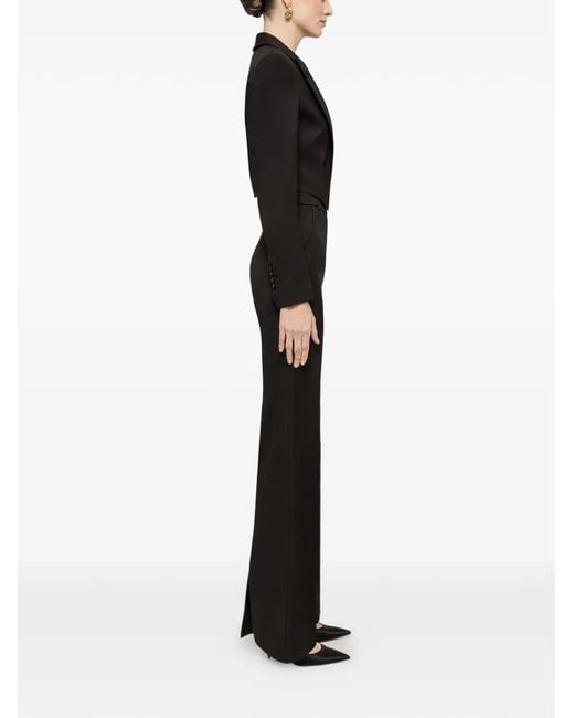 Nissa Black Cropped Blazer