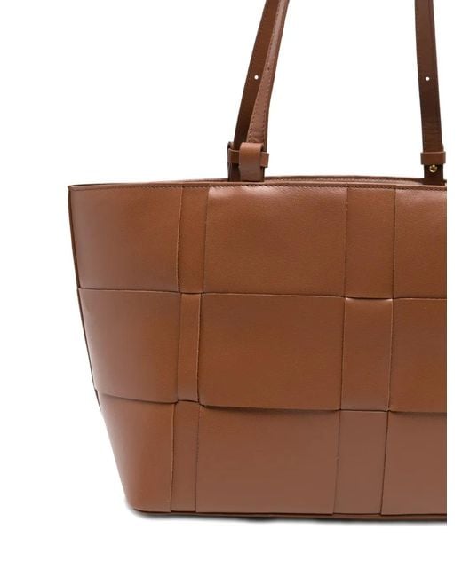 DeMellier London Brown Florence Woven Leather Florence Tote Bag