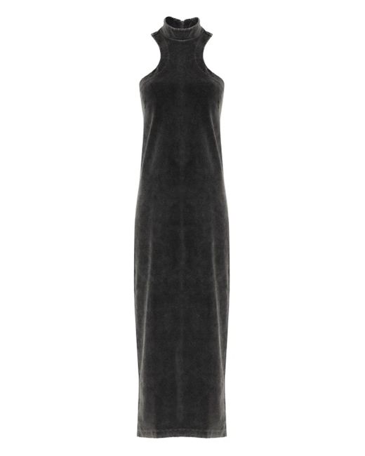 Osklen Maxi-Jurk Met Marmer-Effect in het Black