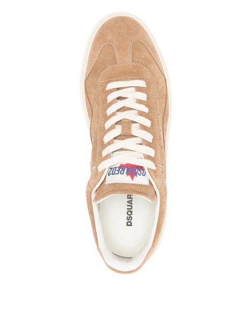 DSquared² Natural Rider Leather Sneakers for men