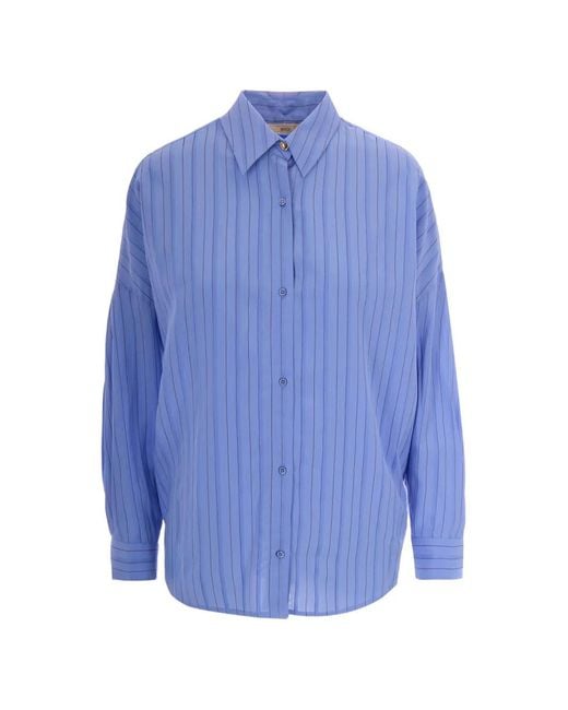 Sessun Blue Striped Shirt
