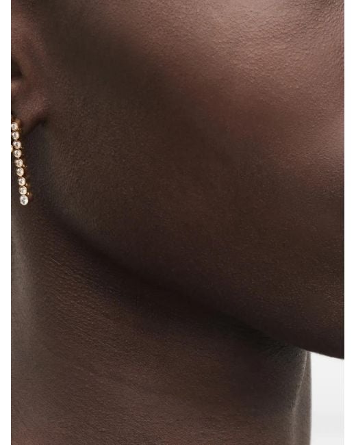 Sophie Bille Brahe White La Danse Diamond Earrings