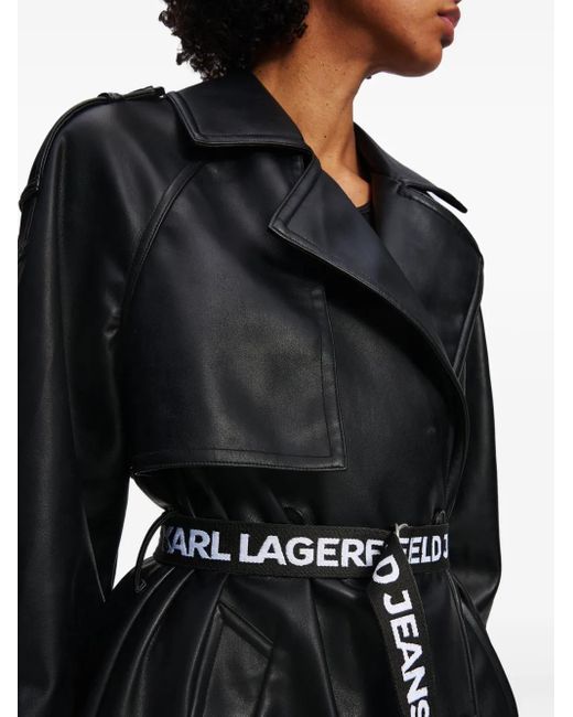 Trench di Karl Lagerfeld in Black