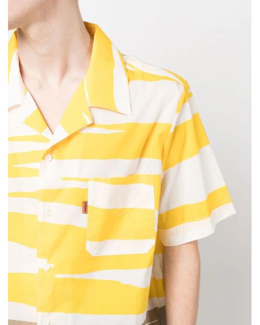 メンズ Missoni グラフィック ショートスリーブシャツ Yellow