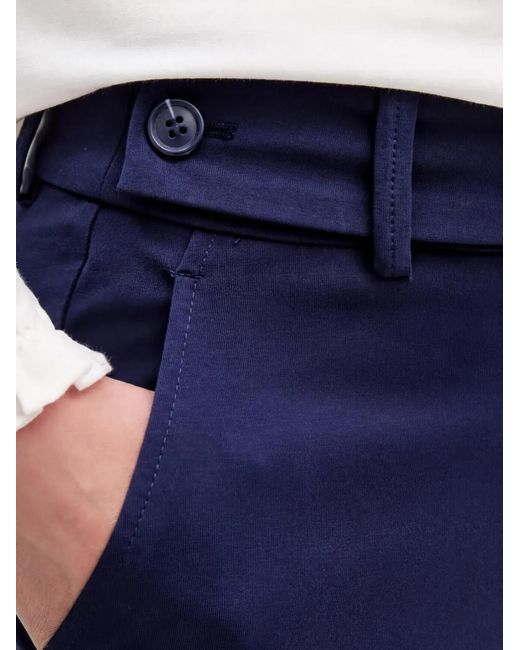 Silvian Heach Blue Belt-Loop Trousers