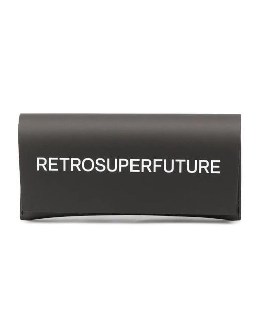 Retrosuperfuture Pink Vostro Round-Frame Sunglasses