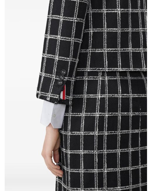 Thom Browne Black Patterned Blazer