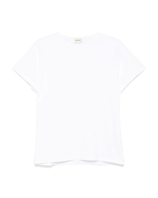 Khaite White Maeve T-Shirt