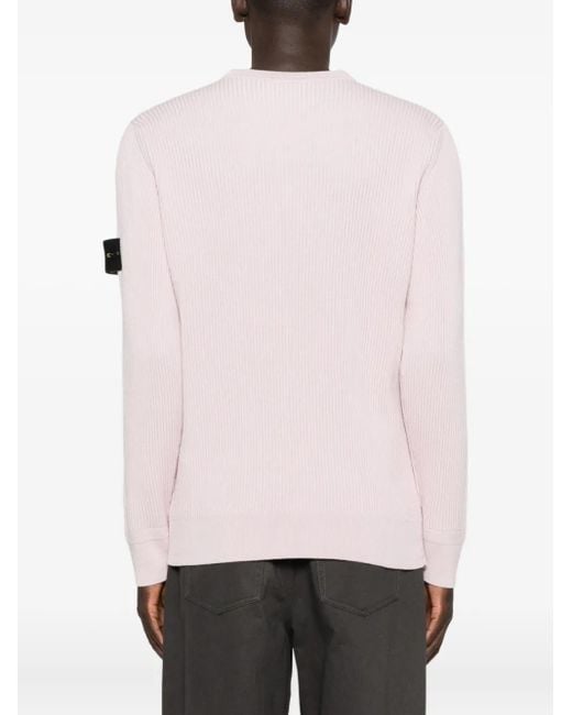 Stone Island Pink Sweater for men