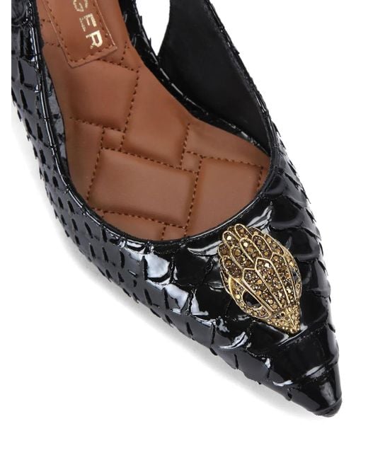 Kurt Geiger Black Belgravia Pumps 85mm
