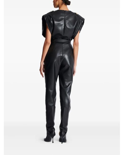 Pantaloni Con Piega di Balmain in Gray