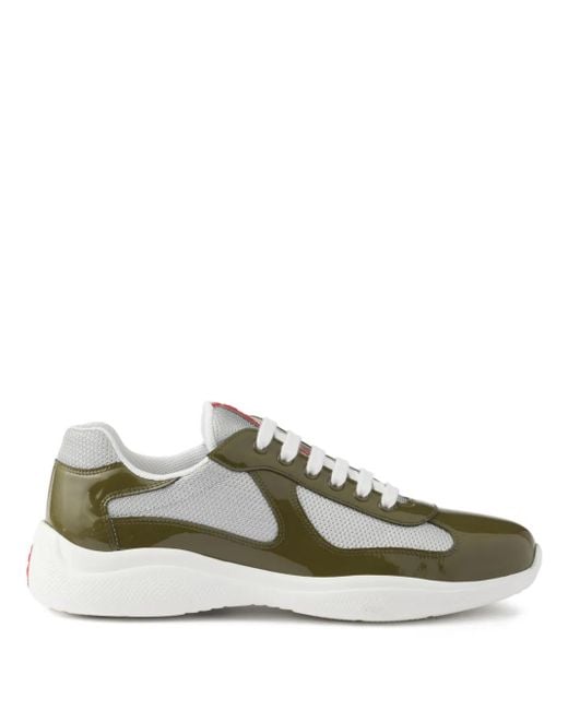Prada Green America's Cup Sneakers for men