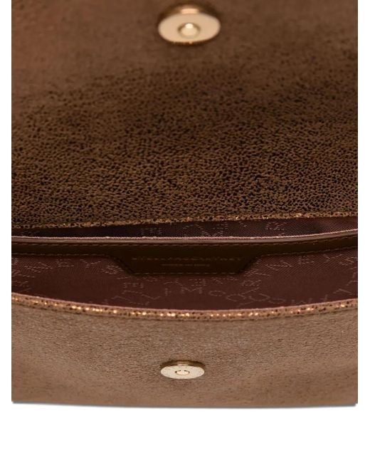 Borsa A Tracolla Falabella Con Rifinitura A Catena di Stella McCartney in Brown