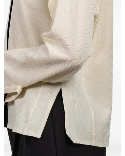 Ibrigu Natural Concealed-Fastening Shirt