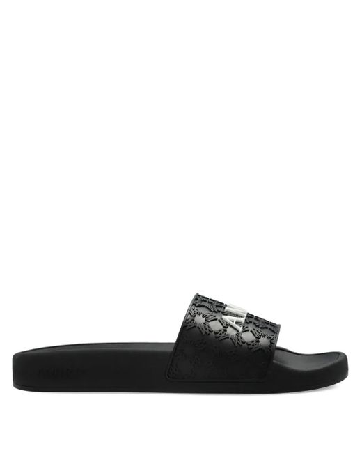 Amiri Black Ma Quad Pool Slides