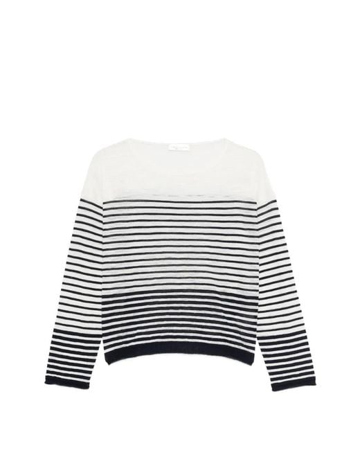 Roberto Collina White Striped Top