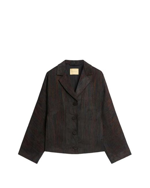 Momoní Black Nisi Cropped Blazer