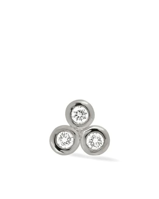 Lark & Berry White 14Kt Trio Diamond Earring