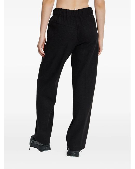Pantalones De Chándal Con Cordones Y Logo Moncler de color Black