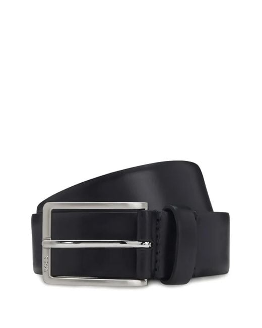Boss Black Square-Buckle Belt for men