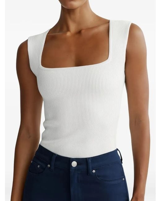 DL1961 Cropped Top in het White