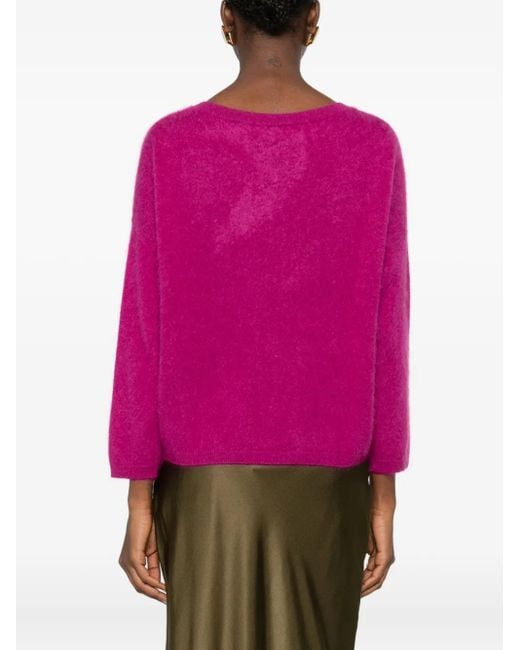 ABSOLUT CASHMERE Pink Soeli V-Neck Sweater