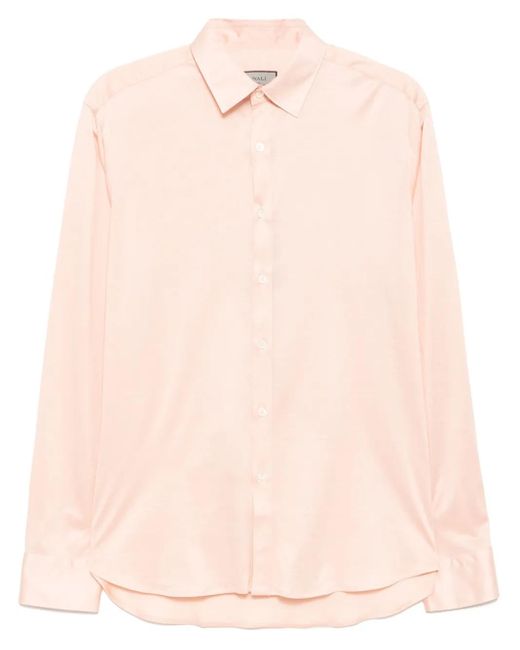 Canali Pink Button-Up Shirt for men