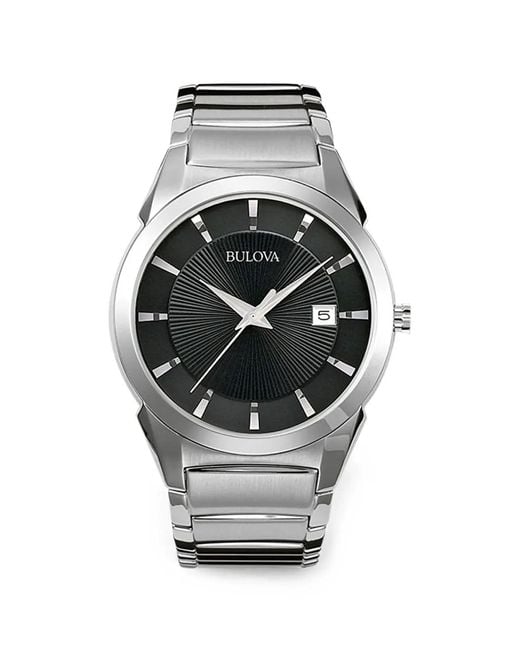 Bulova Gray Classic 38Mm Watch for men